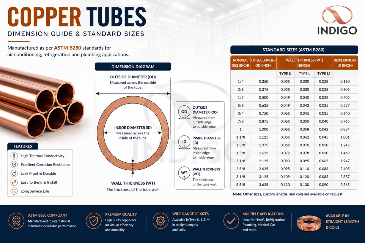 Outside Diameter Inside Diameter Wall Thickness and Standard Sizes