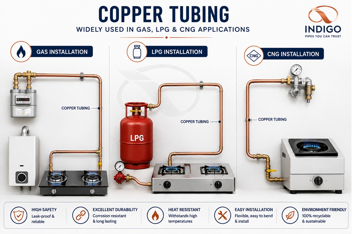 Copper Tube Applications in Gas LPG and CNG Installations