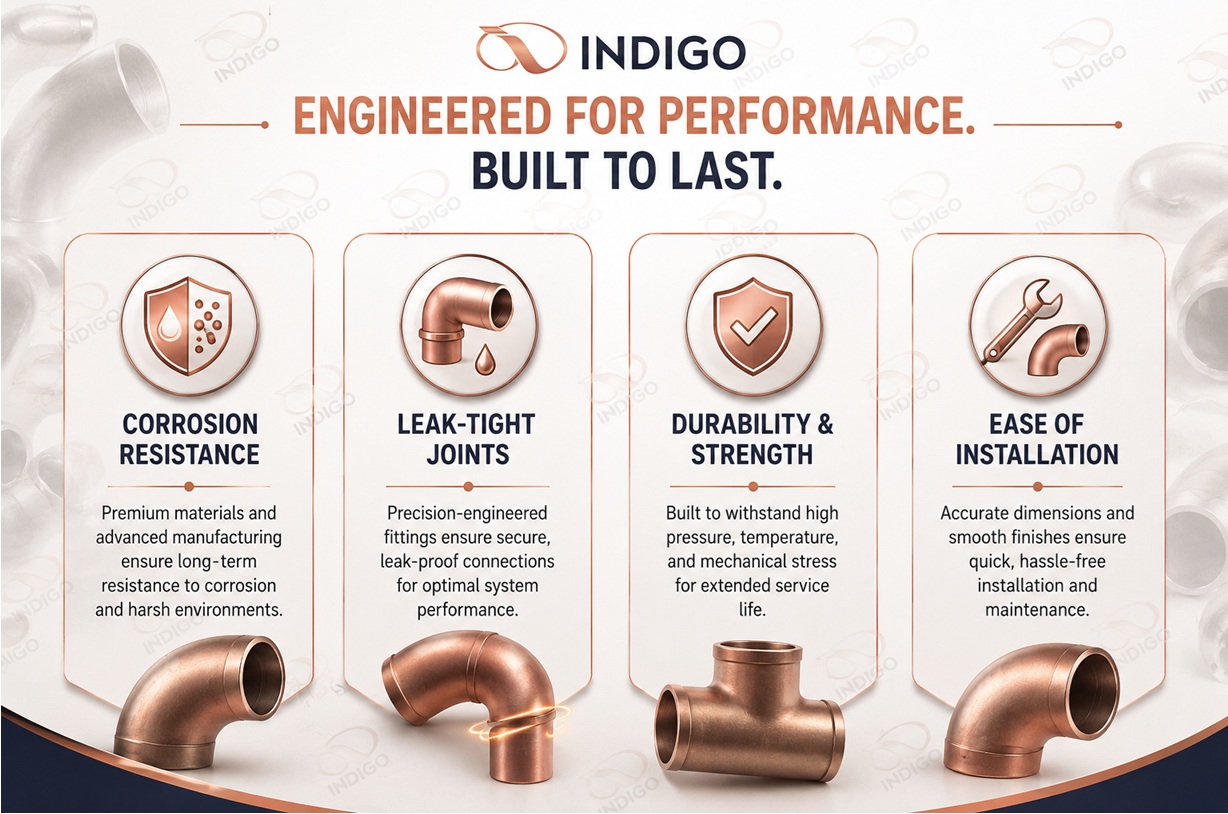 Copper fitting benefits