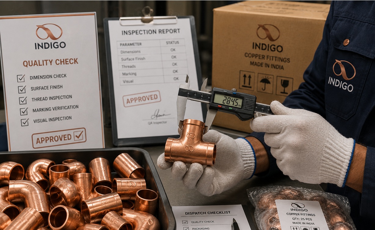 Copper fittings quality inspection