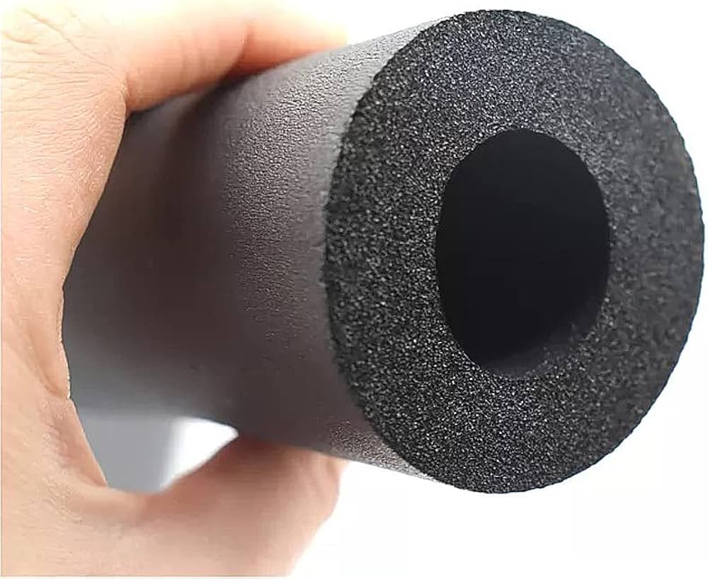 1/2 inch copper pipe insulation used for HVAC and plumbing systems