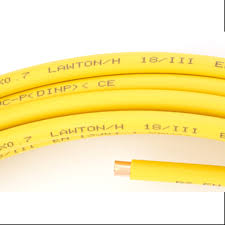 15mm PVC coated copper pipe for plumbing gas and HVAC systems