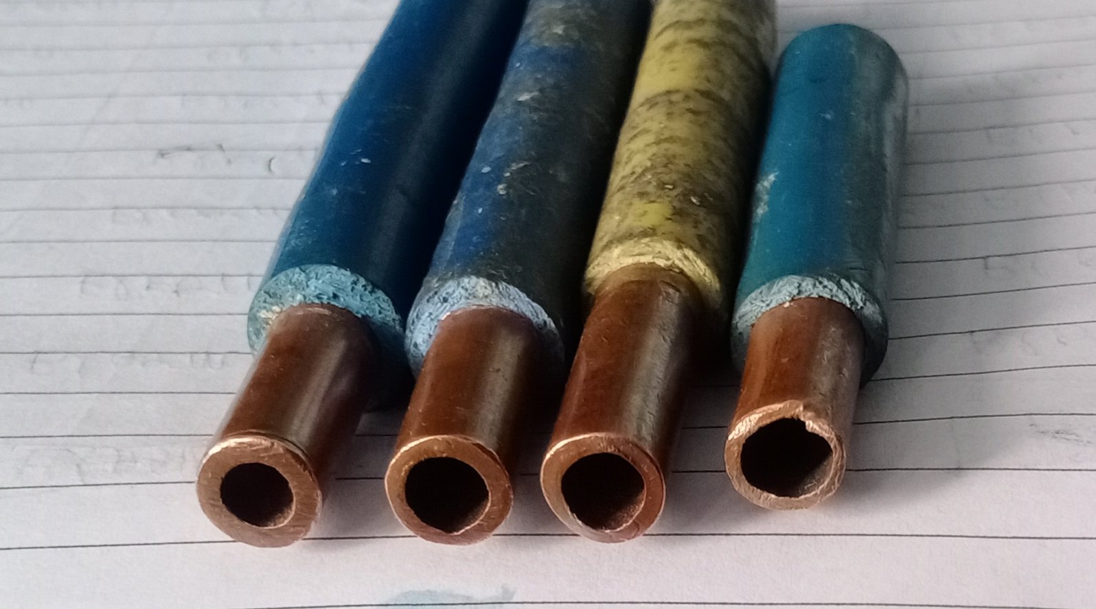 Copper LP gas line used for LPG distribution systems