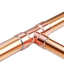 Copper pipe plumbing fittings used in water supply HVAC and sanitary systems