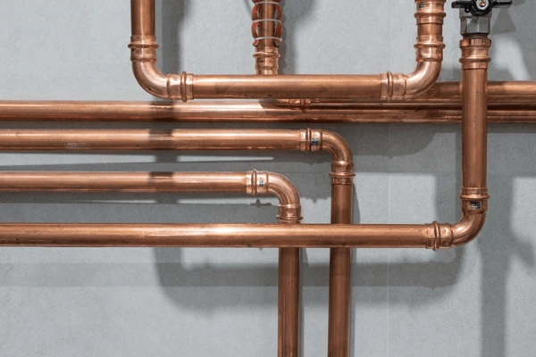 Copper tubing and fittings used in HVAC refrigeration plumbing and industrial systems