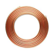 Natural gas copper line installed for residential and commercial gas distribution