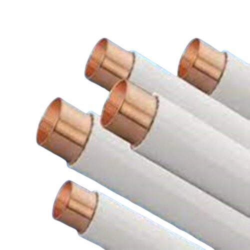 PVC coated copper pipes and tubes for HVAC gas and plumbing applications