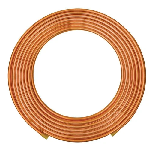 Soft copper gas line used for LPG and propane gas distribution