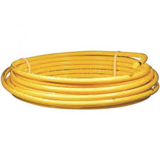 Underground copper gas line installation for LPG and natural gas distribution